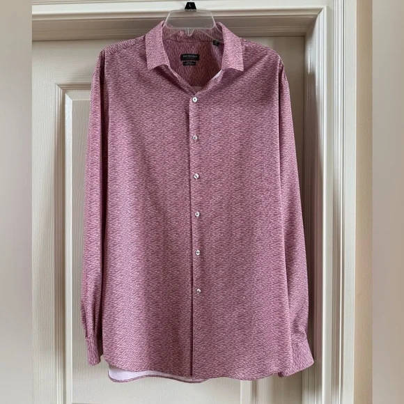 Van Heusen Shirts Van Heusen Shirt Mens Xl Red Slim Fit Way